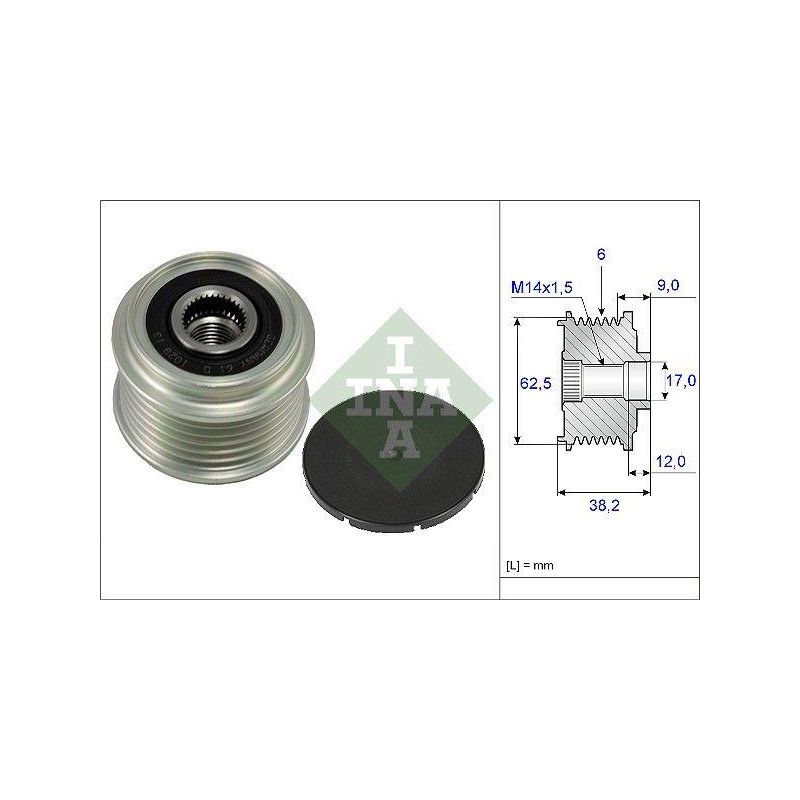SPRZĘGŁO KIERUNKOWE INA 535021910. TOYOTA 1.4 04-14