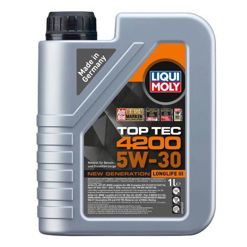 OLEJ SILNIKOWY TOP TEC 4200 5W-30 1L LIQUI MOLY 8972