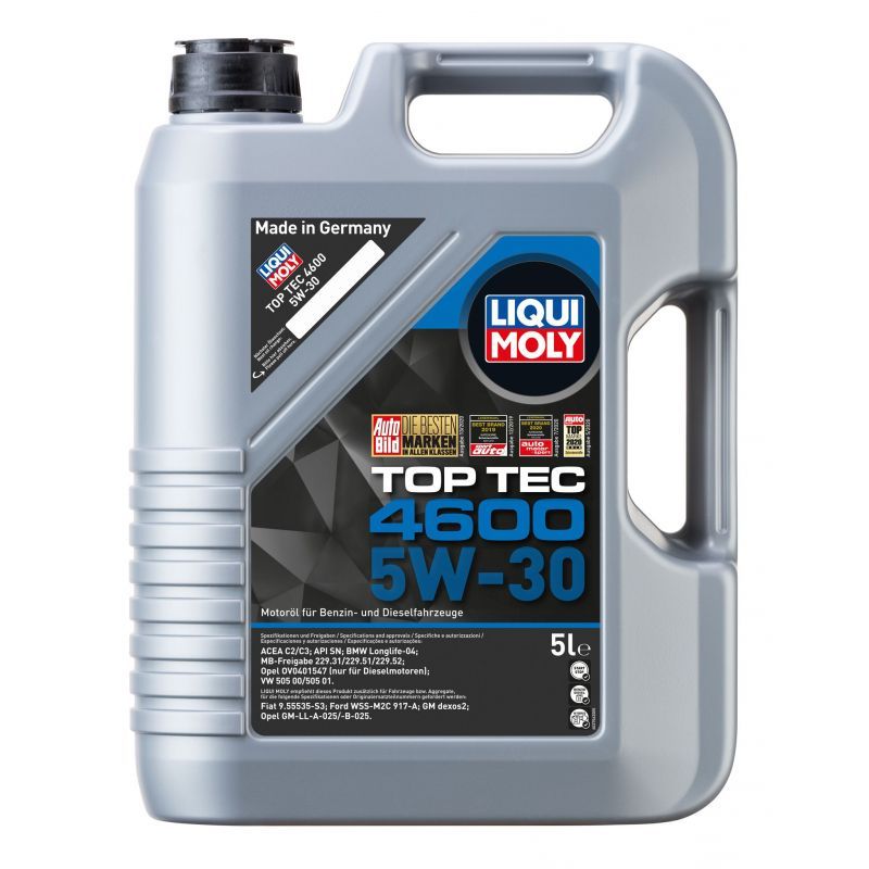 OLEJ SILNIKOWY TOP TEC 4600 5W-30 5L LIQUI MOLY 2316