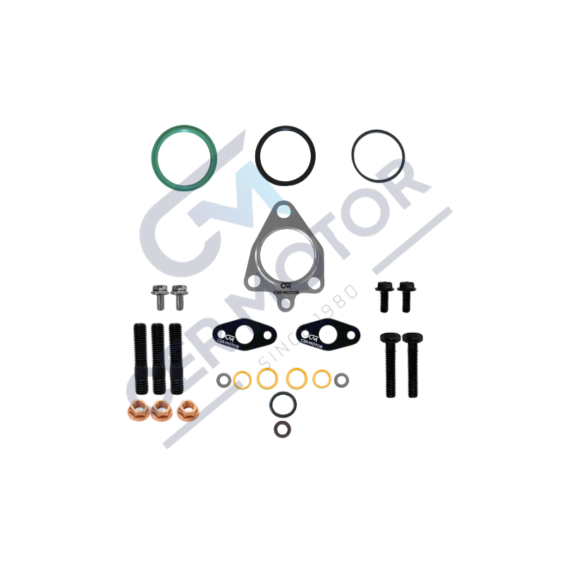 KOMPLET USZCZELEK TURBOSPRĘŻARKI CER A14003C RENAULT 1.5DCI 14-