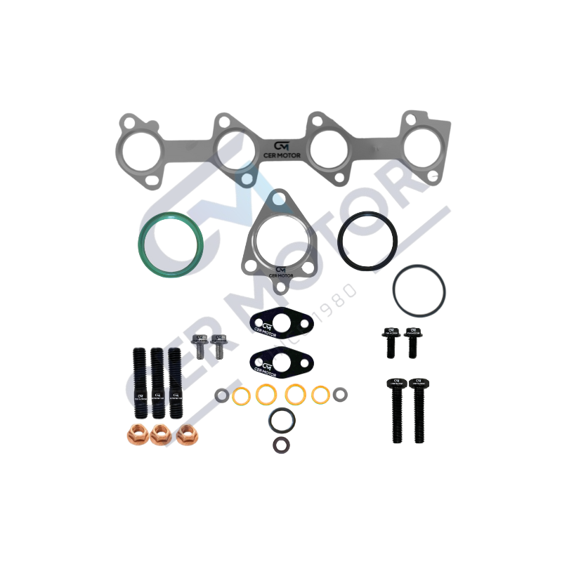 KOMPLET USZCZELEK TURBOSPRĘŻARKI CER A14003D RENAULT 1.5DCI 14-