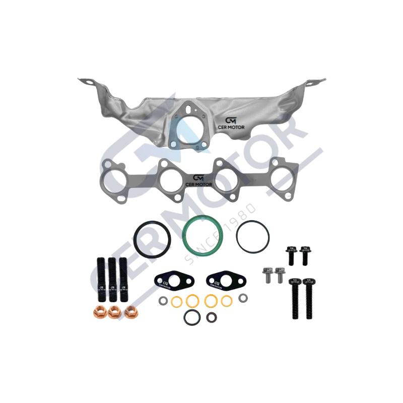 KOMPLET USZCZELEK TURBOSPRĘŻARKI CER A14003F RENAULT 1.5DCI 14-