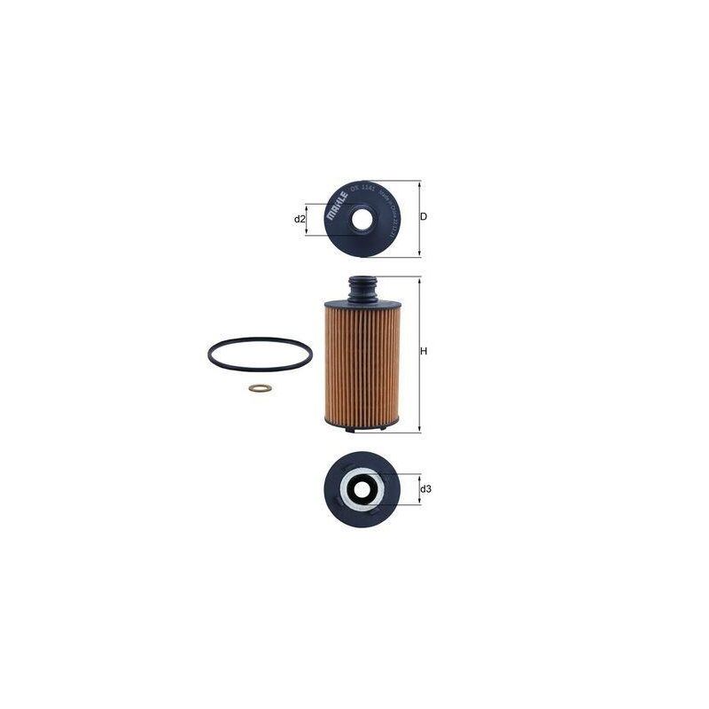 FILTR OLEJU KNEHT OX1141D SY 2.0-2.2 10-22