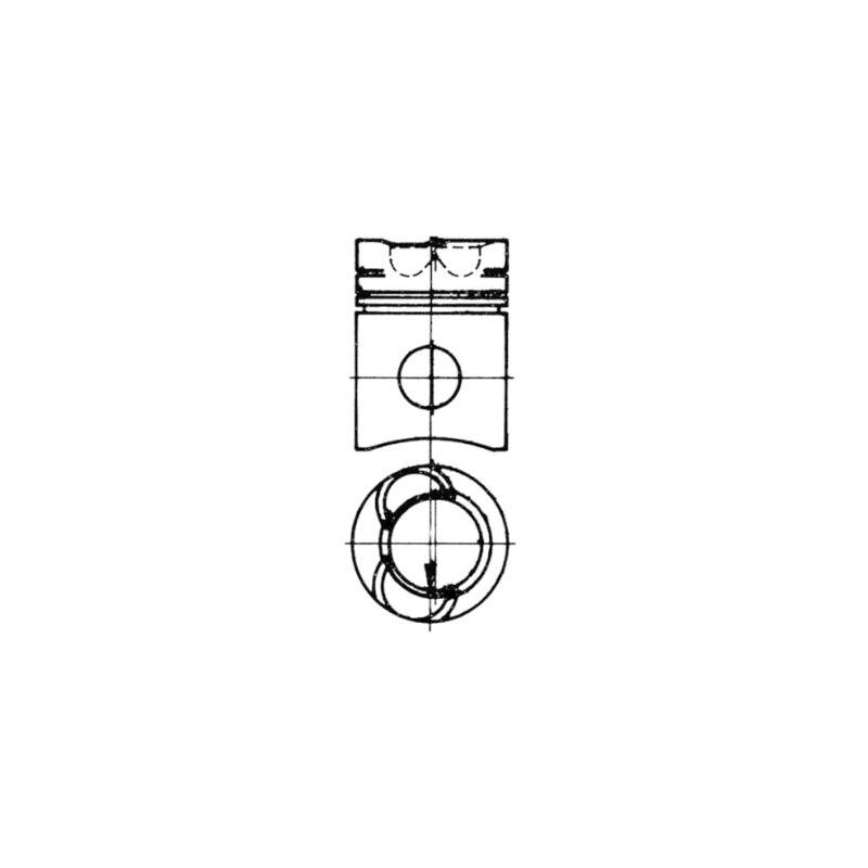 TŁOK KOLBENSCHMIDT 99966600 STD VOLVO TD121 83-