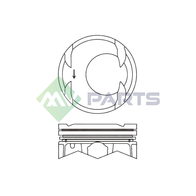 TŁOK MV PARTS P5970A STD HYUNDAI 1.6T-GDI 15-