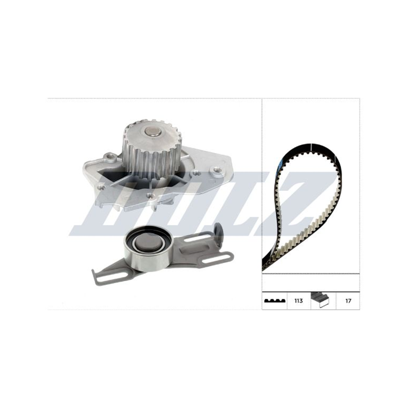 KOMPLET ROZRZĄDU DOLZ KD305 PSA 1.6-1.9 91-