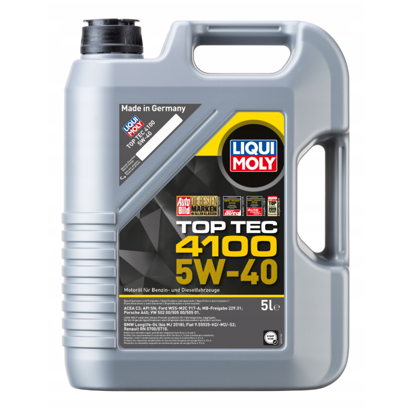OLEJ SILNIKOWY TOP TEC 4100 5W-40 LIQUI MOLY 9511 5L