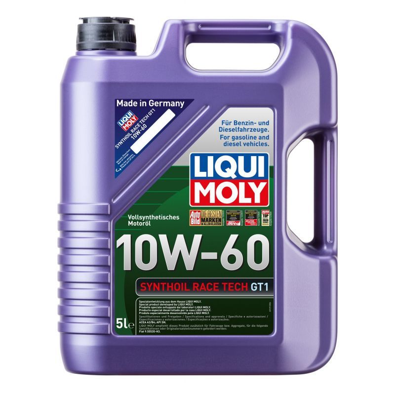 OLEJ SILNIKOWY SYNTHOIL RACE TECH GT 10W60 LIQUI MOLY 8909 5L