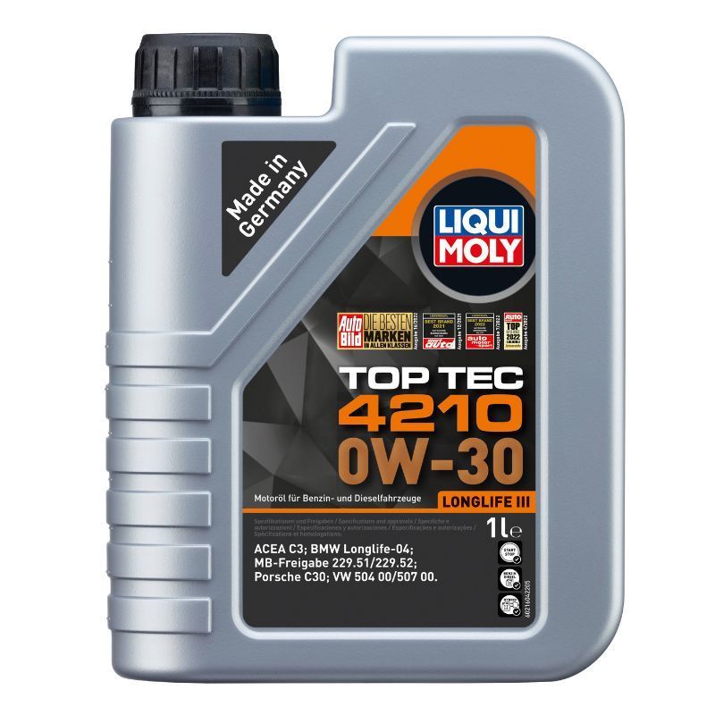 OLEJ SILNIKOWY TOP TEC 4210 0W-30 LIQUI MOLY 21604 1L