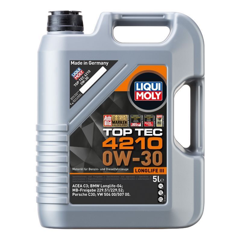 OLEJ SILNIKOWY TOP TEC 4210 0W-30 LIQUI MOLY 21605 5L