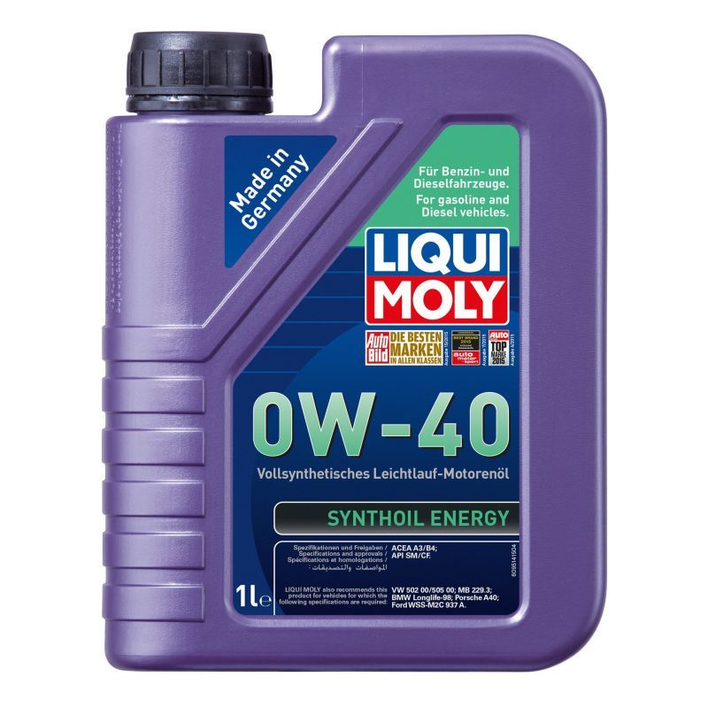 OLEJ SILNIKOWY SYNTHOIL ENERGY 0W-40 LIQUI MOLY 9514 1L