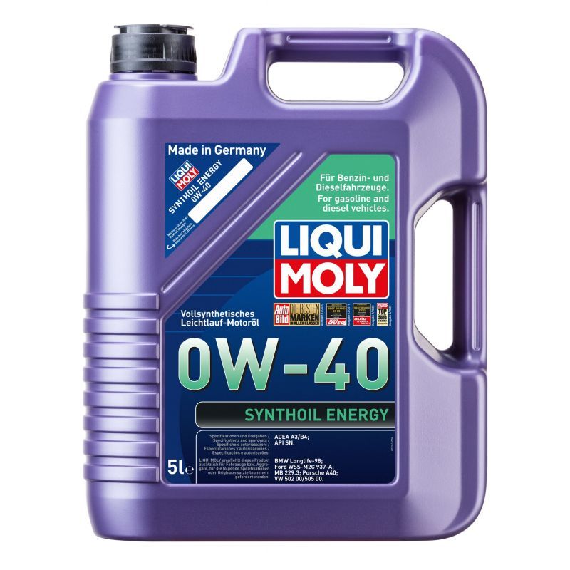 OLEJ SILNIKOWY SYNTHOIL ENERGY 0W-40 LIQUI MOLY 9515 5L