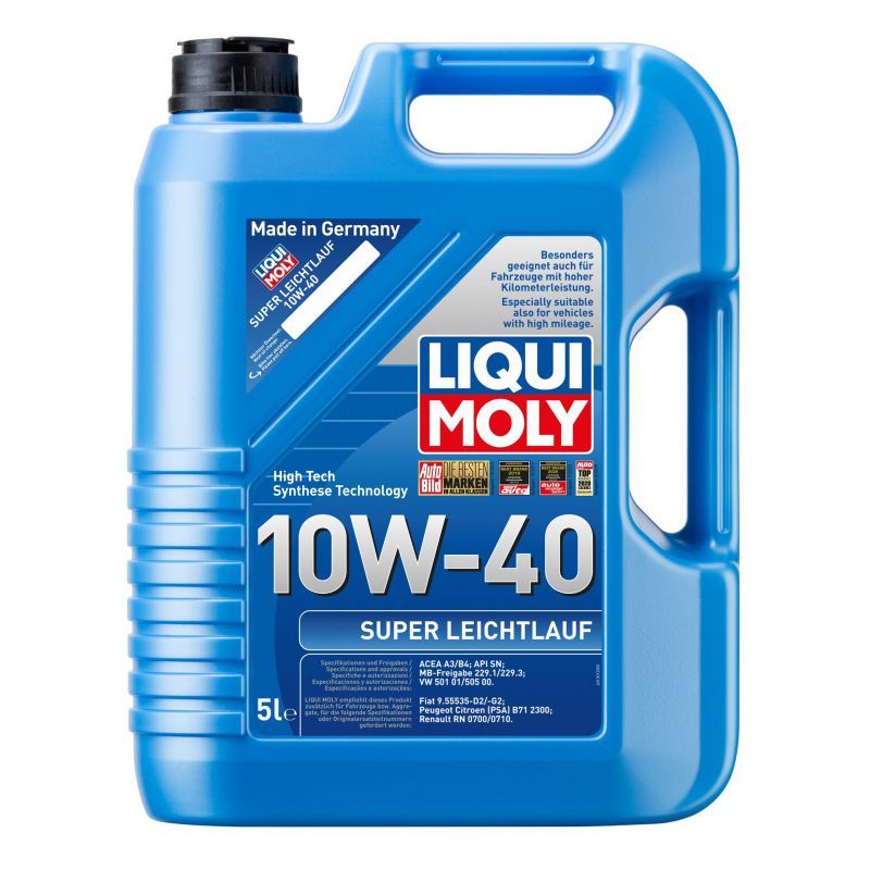 OLEJ SILNIKOWY SUPER LEICHTLAUFT 10W-40 LIQUI MOLY 9505 5L