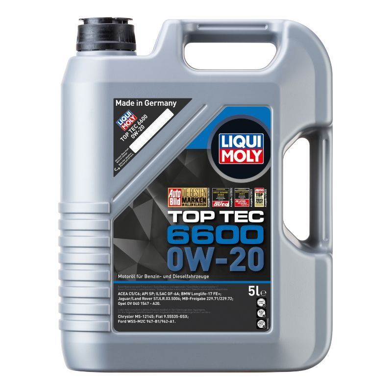 OLEJ SILNIKOWY TOP TEC 6600 0W-20 LIQUI MOLY 21411 5L