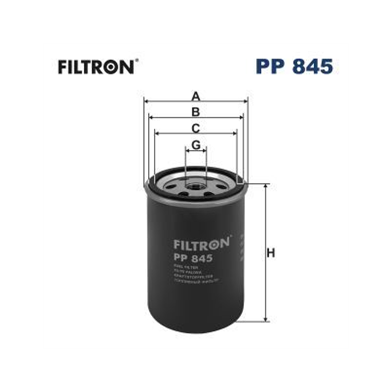 FILTR PALIWA FILTRON PP845 DEUTZ BF4M2012 79-13