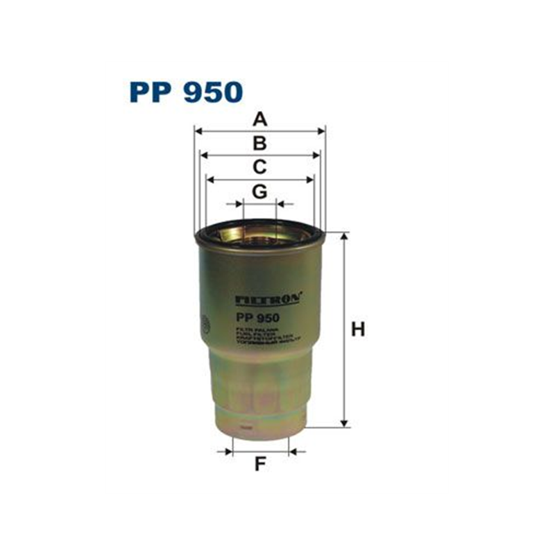 FILTR PALIWA FILTRON PP950 TOYOTA 1.4-2.2D 97-