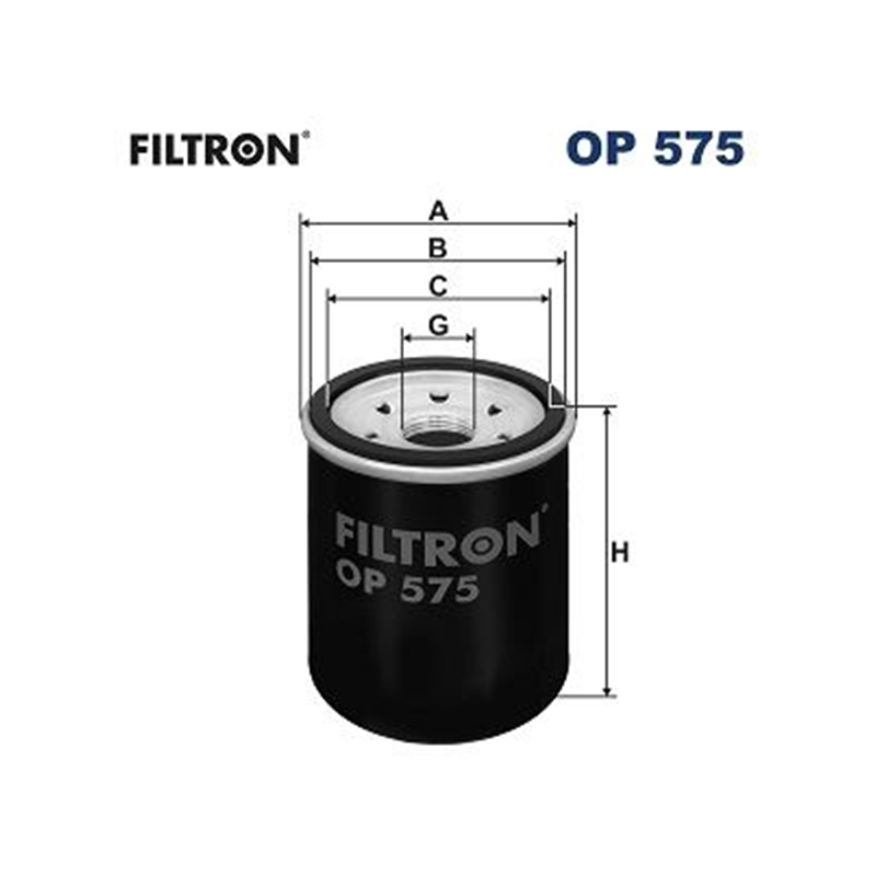 FILTR OLEJU FILTRON OP575 MITSUBISHI S4E