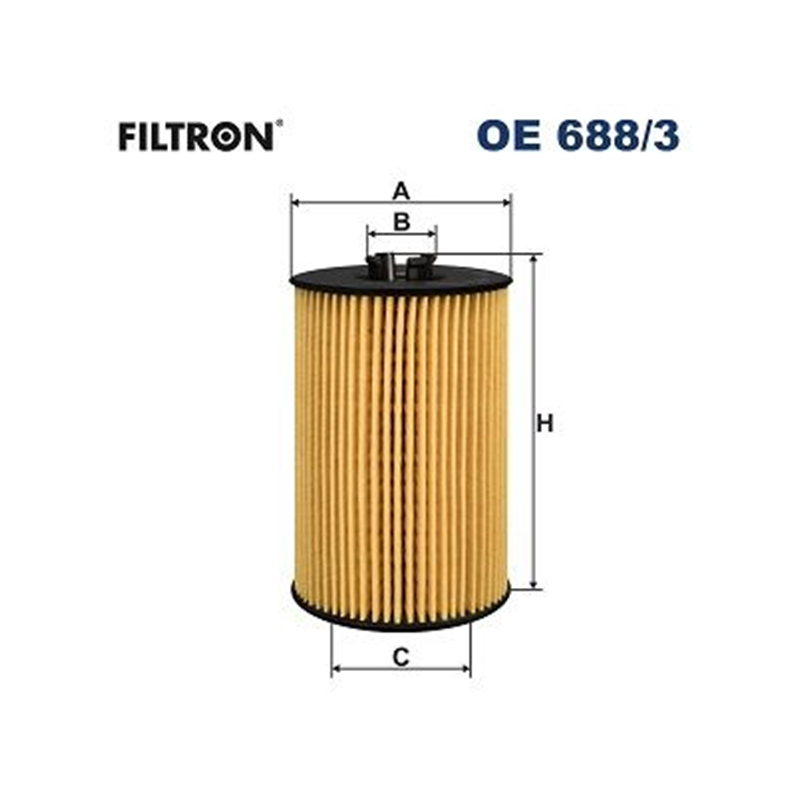 FILTR OLEJU FILTRON OE688/3 VW 1.6-2.0TDI 12-