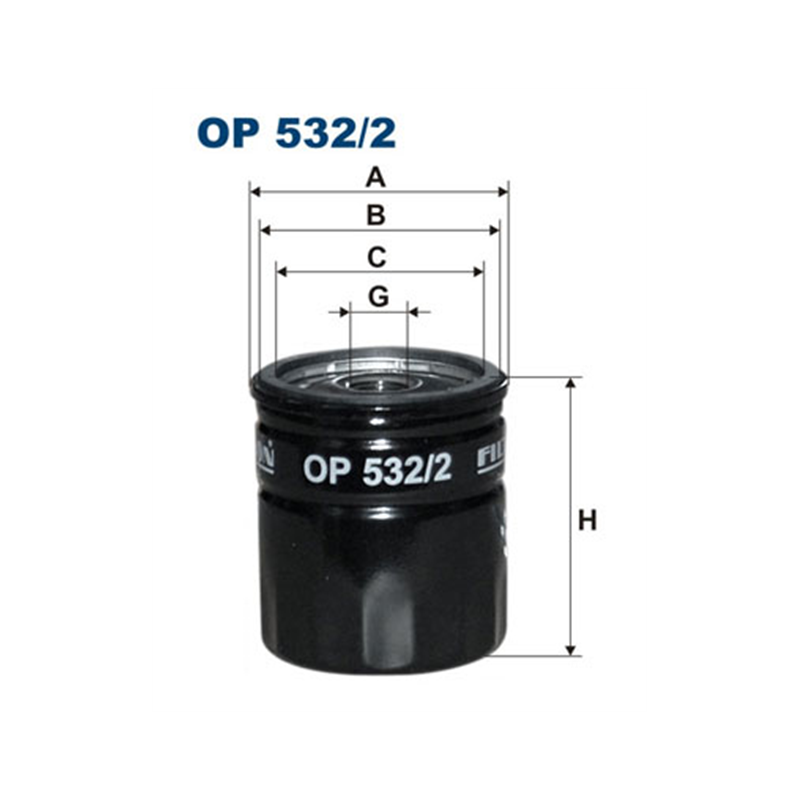 FILTR OLEJU FILTRON OP532/2 FORD 1.0-2.0 04-19