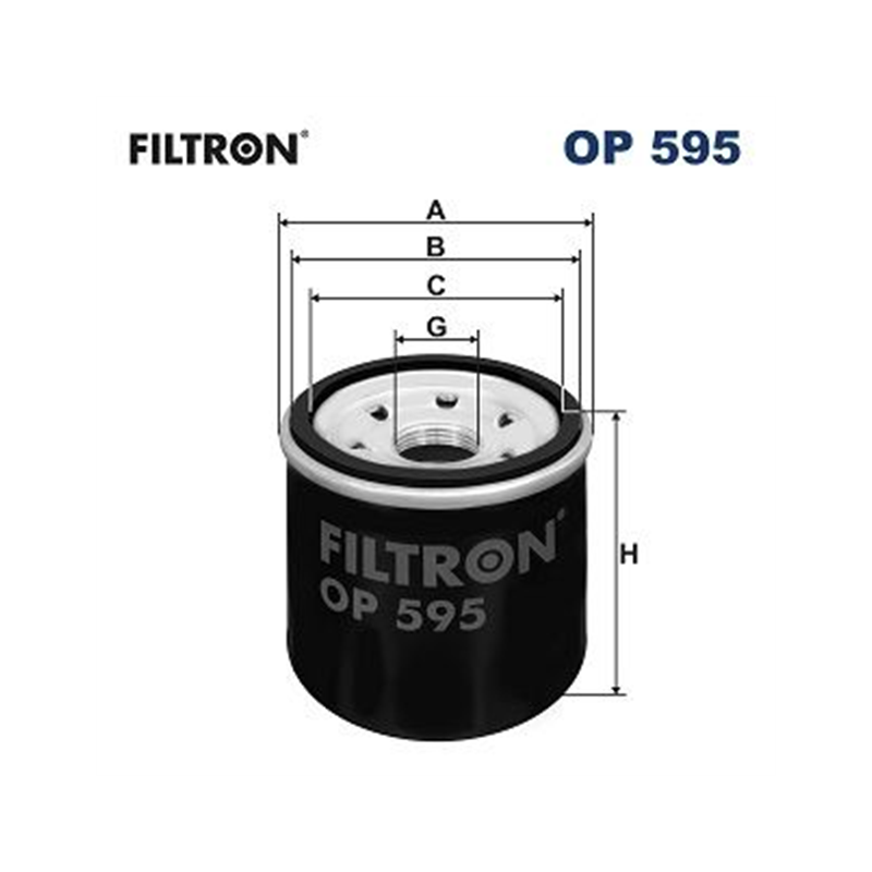 FILTR OLEJU FILTRON OP595 SUBARU 1.6-2.5 95-