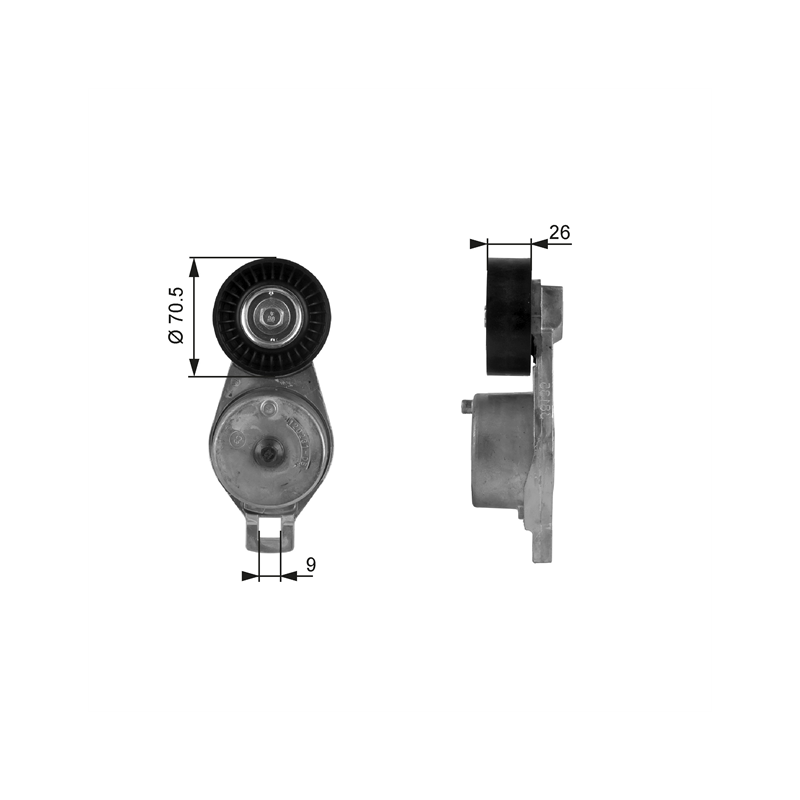 NAPINACZ PASKA GATES T38185 CHRYSLER 3.3-3.8 00-08