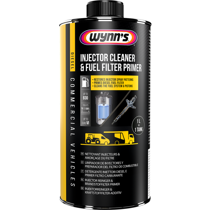 INJECTOR CLEANER & FILTER PRIMER WYNNS W25290 1L