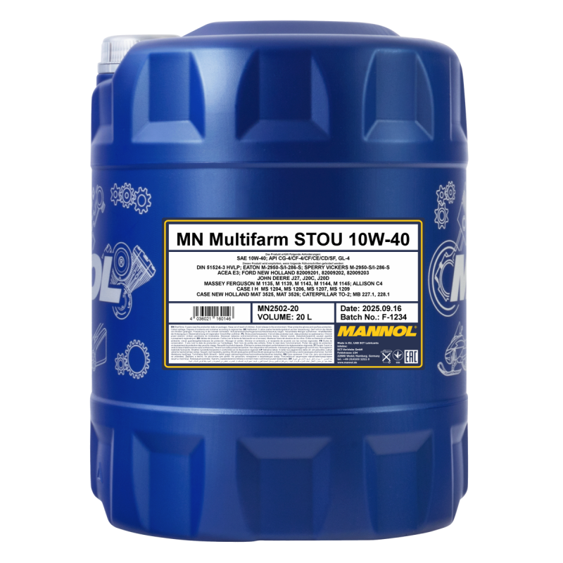 OLEJ MANNOL MN2502-20 MULTIFARM STOU 10W-40 20L