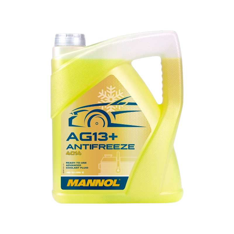 PŁYN CHŁODNICZY AG13+ ANTIFREEZE ŻÓŁTY 5L MANNOL MN4014-5