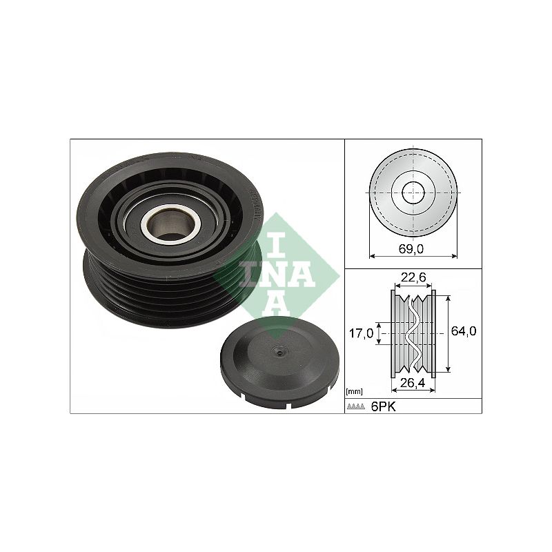 NAPINACZ PASKA INA 532016010 MERCEDES M112-113 97-