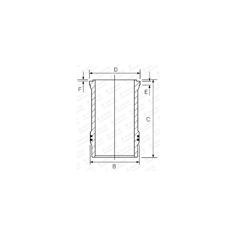 TULEJA CYLINDROWA GOETZE 1548009000 RVI MIDR06.02.26