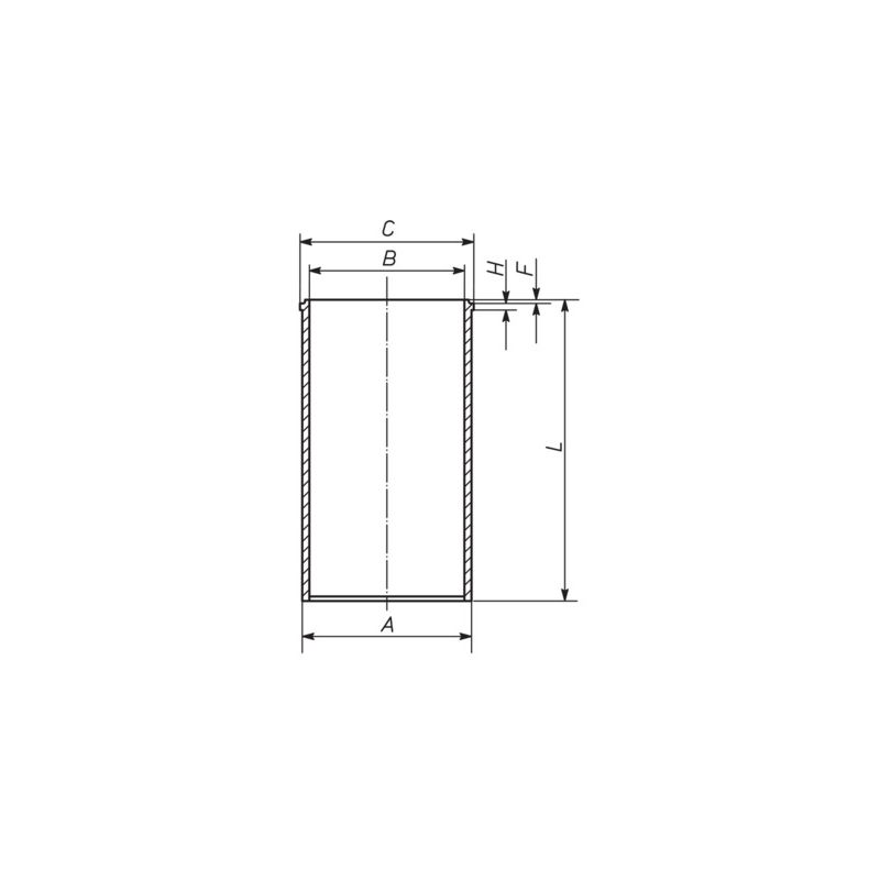 TULEJA CYLINDROWA MAHLE 043WV1200 PERKINS 4.212
