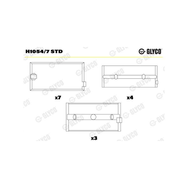 PANEWKI GŁÓWNE GLYCO H10547<6587M> STD RVI MIDR06.35.40  79 