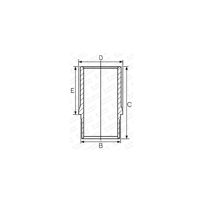 TULEJA CYLINDROWA GOETZE 1468484000 IVECO 5.4-8.1D HONOWANA 77-