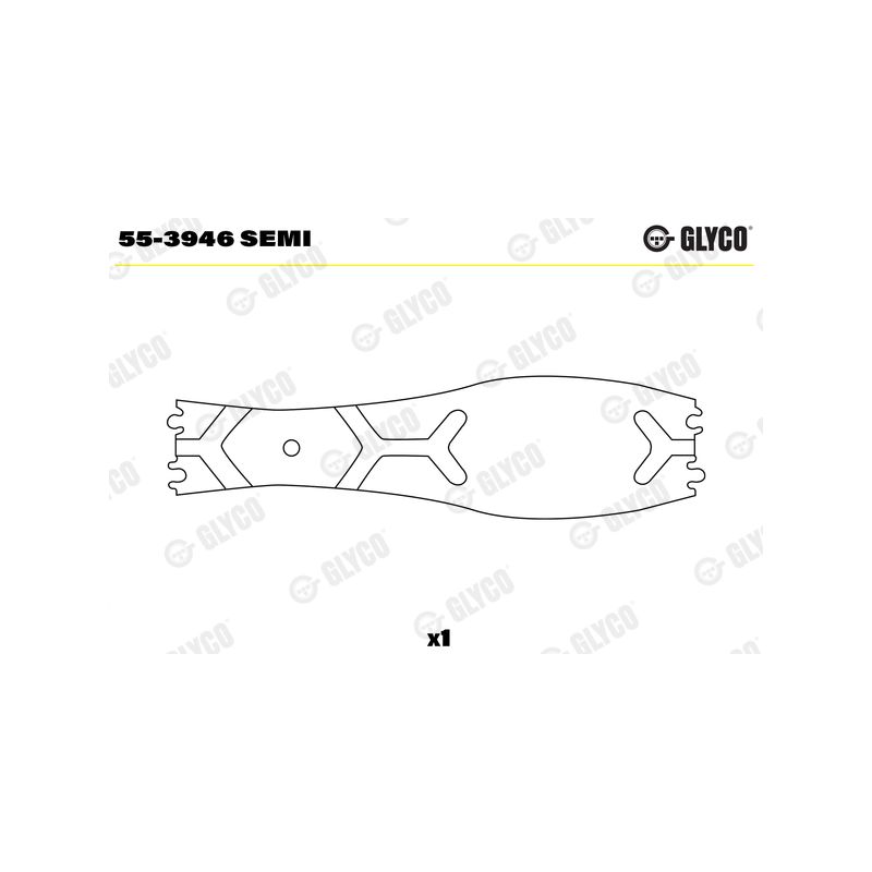 TULEJKA KORBOWODOWA GLYCO 553946 MAN D0834 D0836 4/6cyl.