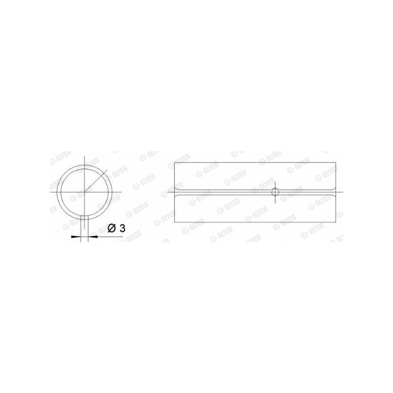 TULEJKA KORBOWODOWA GLYCO 553698 VW 1.8-2.0 82-