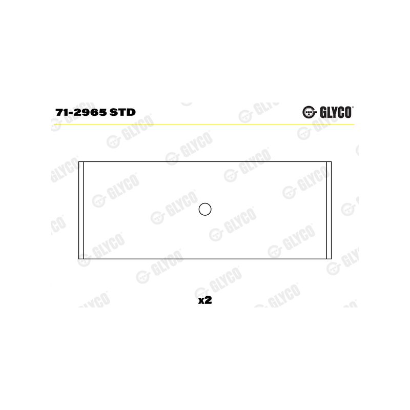 PANEWKI KORBOWODOWE GLYCO 712965 STD MAN D2538M  69- 