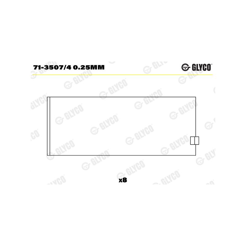 PANEWKI KORBOWODOWE GLYCO 7135074 0.25 SA 2.0  72-03 
