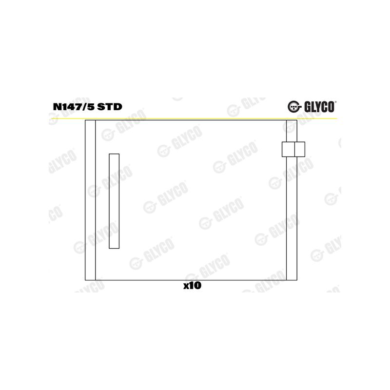 GLY N1475 STD PAN.WAŁ.ROZ VW(1.9-2.0D)[99-]