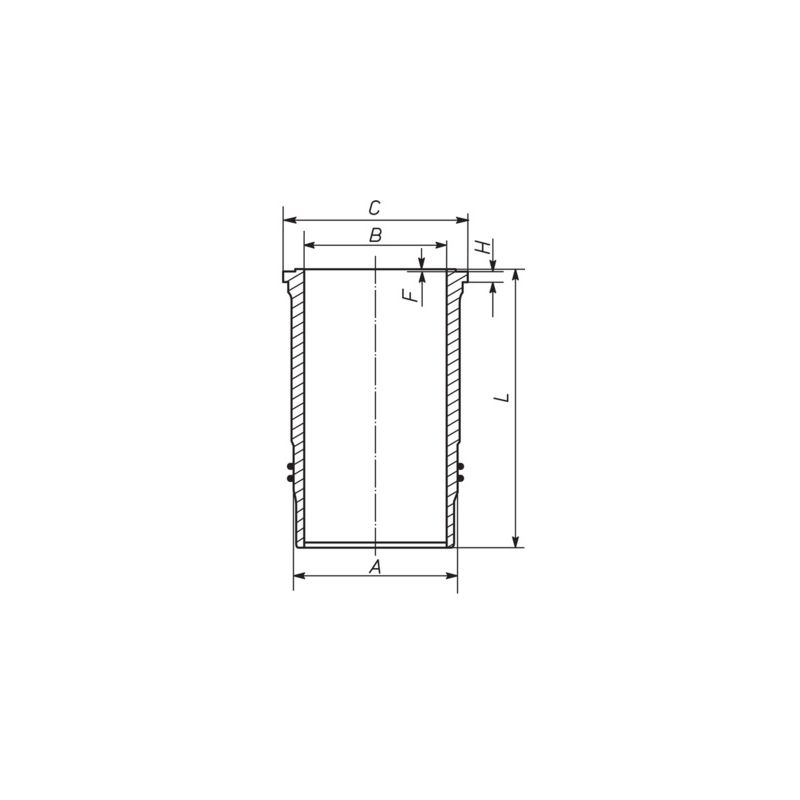 TULEJA CYLINDROWA MAHLE 209WN21 RVI MIDR06.23.56 96-