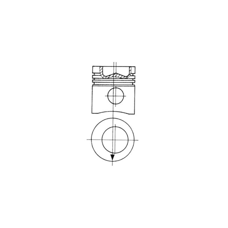 TŁOK KOLBENSCHMIDT 93445700 STD IHC DT402 Z p78-