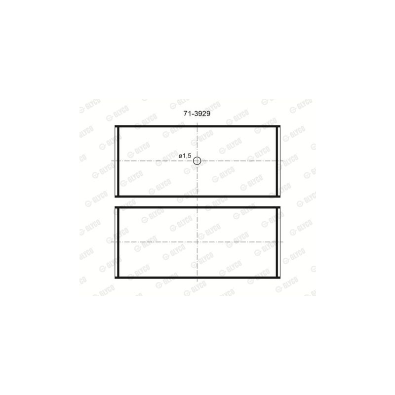 PANEWKI KORBOWODOWE GLYCO 7139294 STD VW 1.6-2.0  98- 