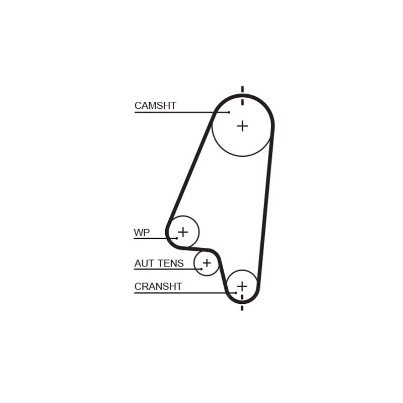 PASEK ROZRZĄDU GATES 5310XS DAEWOO 1.2-1.6 95-