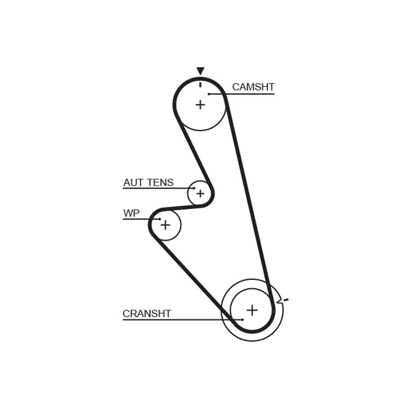 PASEK ROZRZĄDU GATES 5449 DAEWOO 1.8-2.0 92-