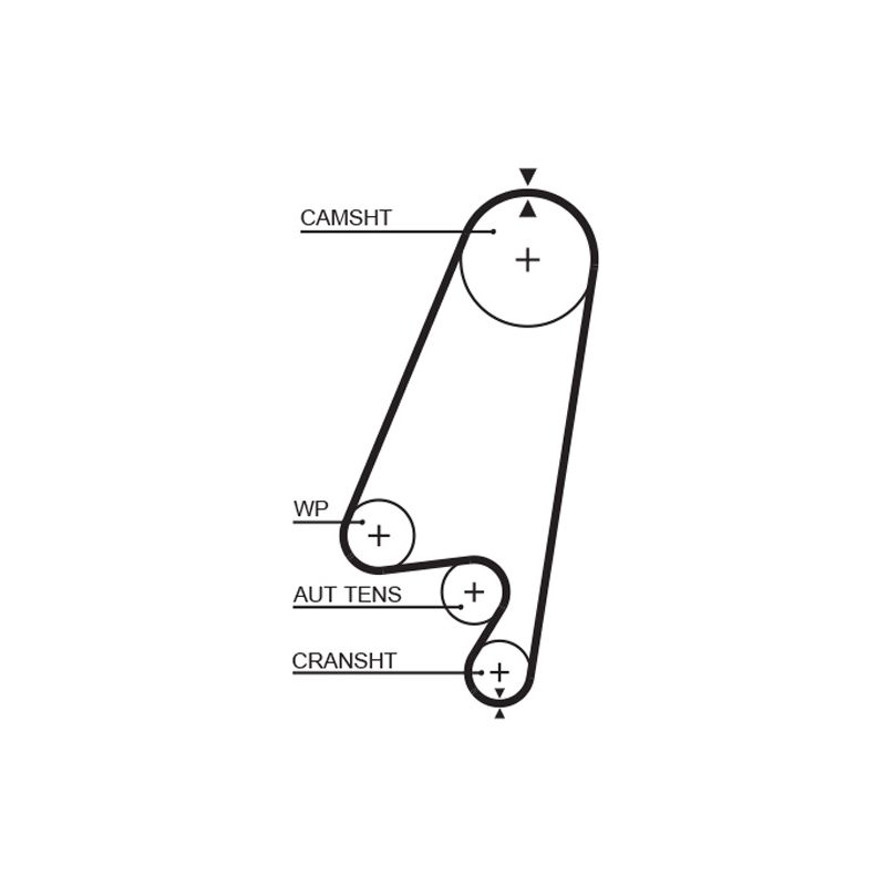 PASEK ROZRZĄDU GATES 5367XS OPEL 1.6-2.0 89-