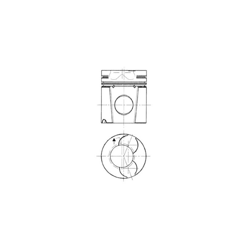 TŁOK KOLBENSCHMIDT 92128600 STD 8.6DRS180/200/222 92-96