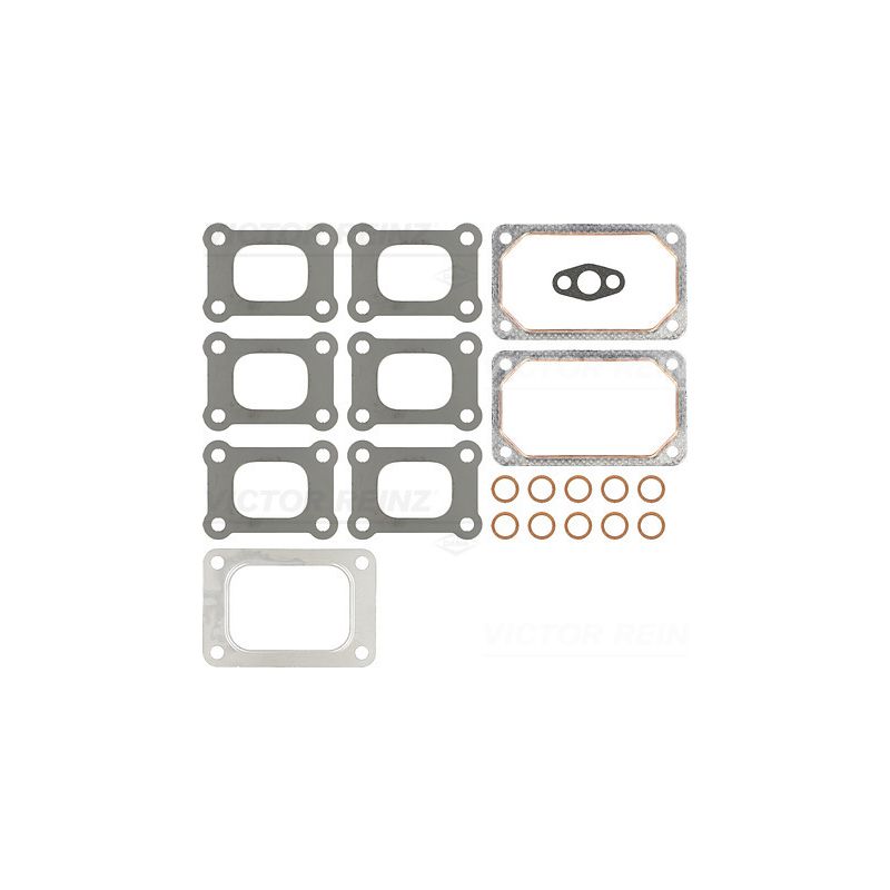 KOMPLET USZCZELEK KOLEKTORA SSĄCO/WYDECHOWEGO VICTOR REINZ 11-33889-02 VOLVO D12C -