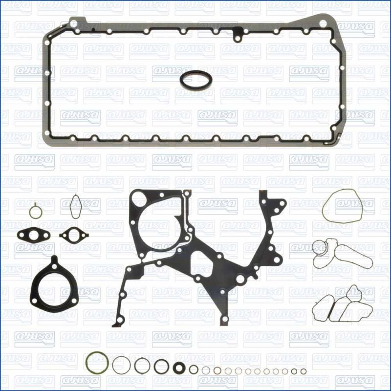 KOMPLET USZCZELEK BLOKU AJUSA 54127400 BMW 2.5-3.0D 01-