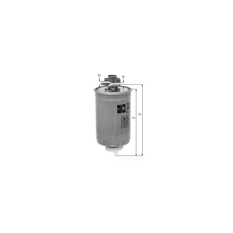 FILTR PALIWA KNEHT KL147D<PP839/1>FILTR.PL VW 1.9-2.8TDI 96-