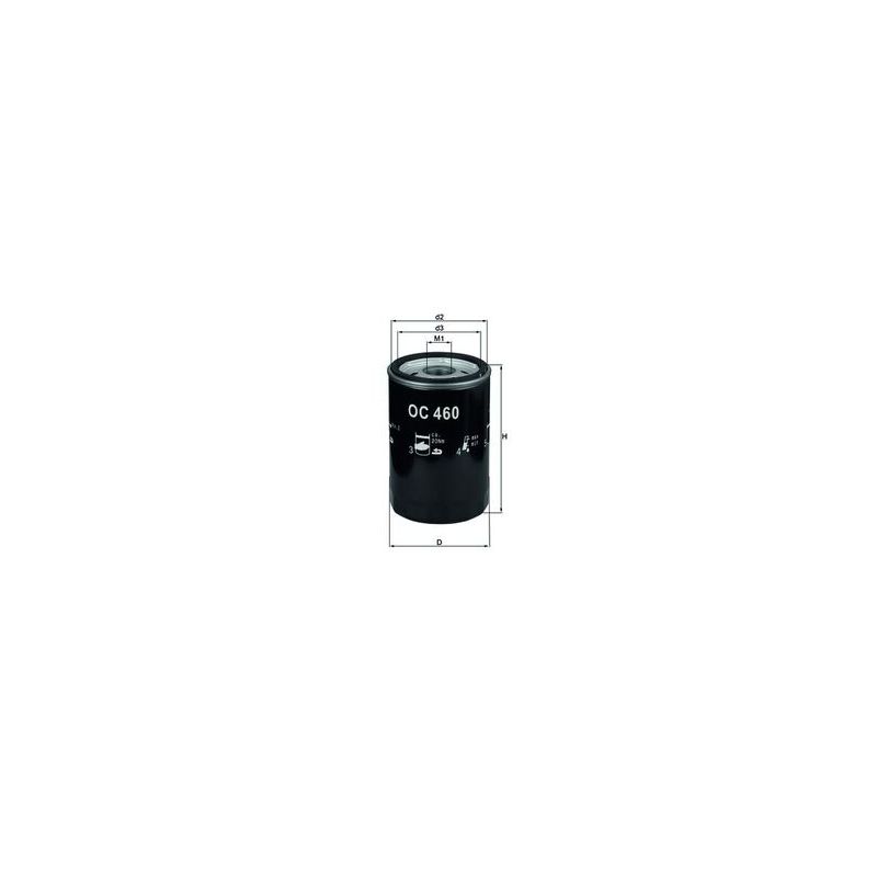 FILTR OLEJU KNEHT OC460<OC108> VW 1.9-3.8 79-09