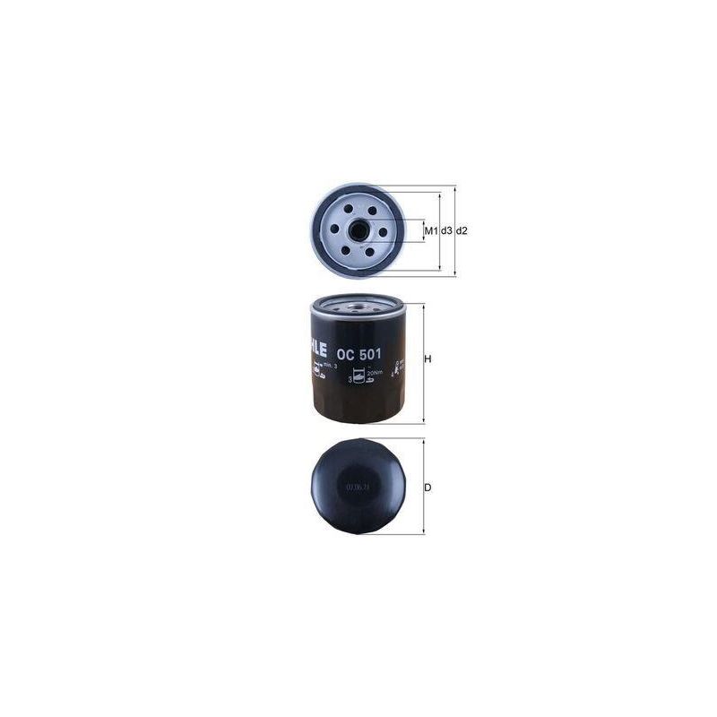 FILTR OLEJU KNEHT OC501<OP534>